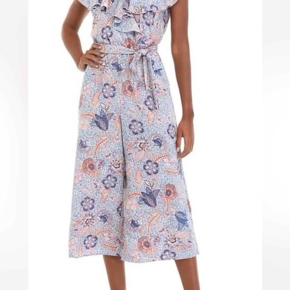 Floral Ruffle Luxology Romper